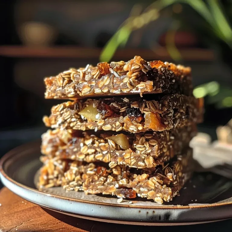 ['Close-up view of Cinnamon Apple Granola Bars with a golden-brown color and visible apple chunks.', 'Side profile of a freshly baked granola bar, showcasing oats, dried apples, and a sprinkle of cinnamon.', 'Detailed shot of Cinnamon Apple Granola Bars highlighting their chewy texture and nutty ingredients.', 'An enticing side view of a granola bar, featuring a mix of oats and pieces of dried apple.']