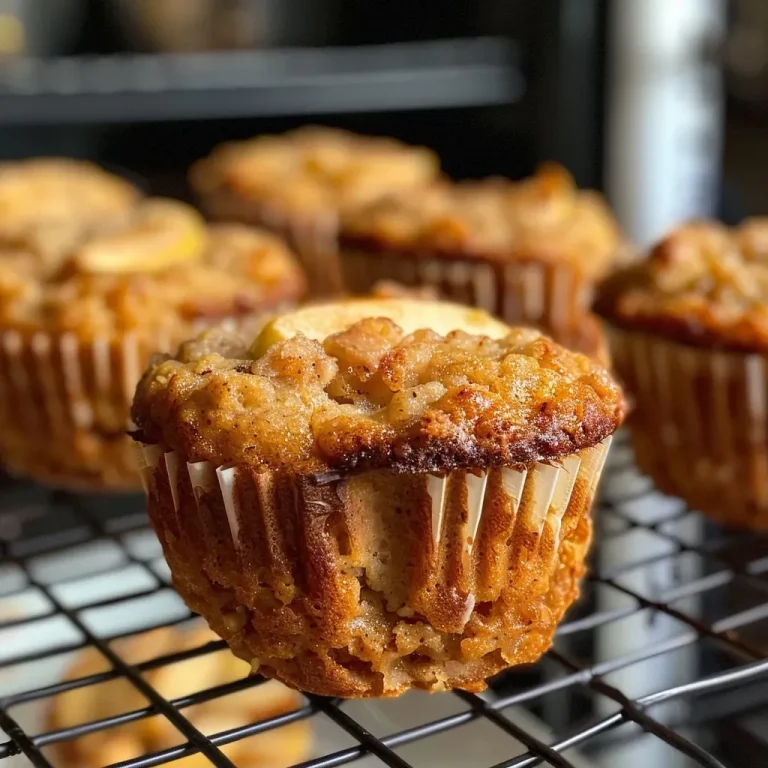 ['Close-up view of a golden brown apple cinnamon muffin with a sprinkle of cinnamon on top.', 'Side angle of a fluffy protein muffin featuring apple chunks and a warm cinnamon hue.', 'Delicious apple cinnamon muffin displayed on a plate, showcasing its soft texture and ingredients.', 'One moist muffin with visible apple pieces, set against a light background.']