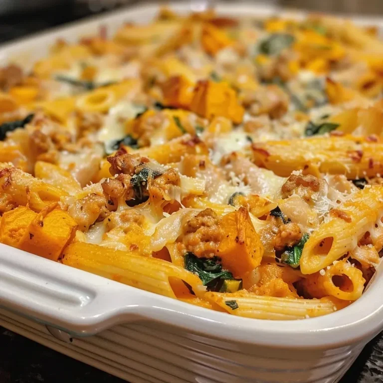 ['Close-up of a golden-brown Turkey Pumpkin Pasta Bake with melted cheese on top.', 'A side view of a hearty Turkey Pumpkin Pasta Bake showcasing pasta, turkey, and seasonal vegetables.', 'Juicy Turkey Pumpkin Pasta Bake loaded with cheese, pasta, and a mix of colorful vegetables.', 'An appetizing slice of Turkey Pumpkin Pasta Bake displaying vibrant ingredients and bubbling cheese.']