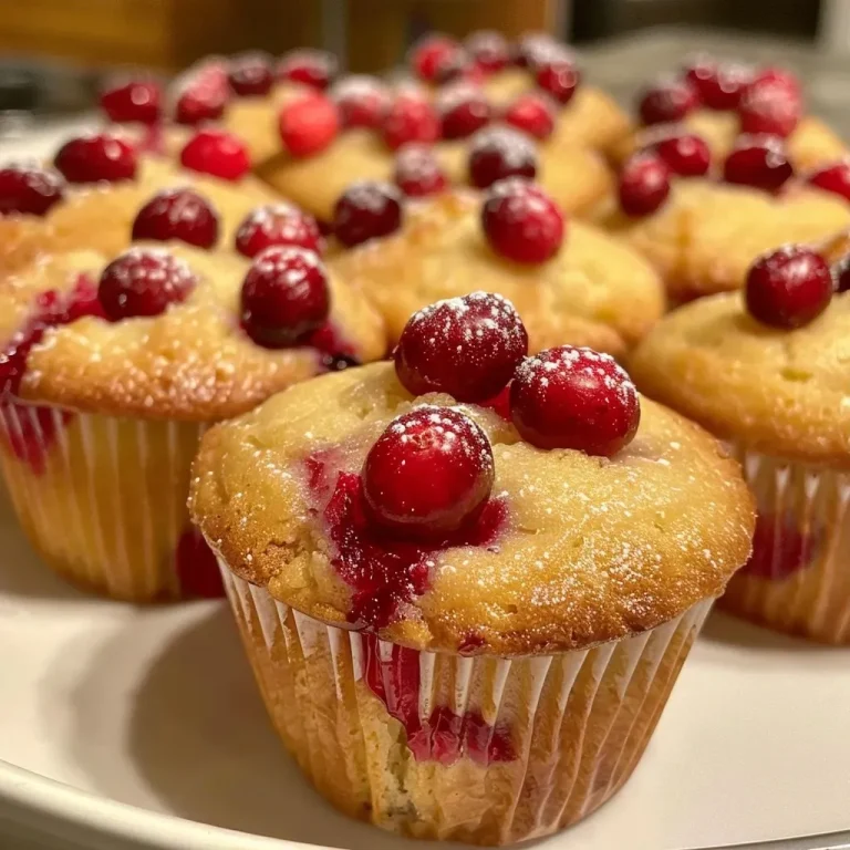 Delightful Gluten-Free Cranberry Orange Muffins for Every Occasion A close-up side view of a muffin showcasing its texture and cranberries.