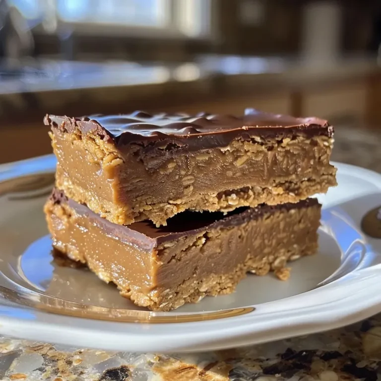 Close-up of healthy peanut butter bars stacked, showcasing their texture and chocolate chips.