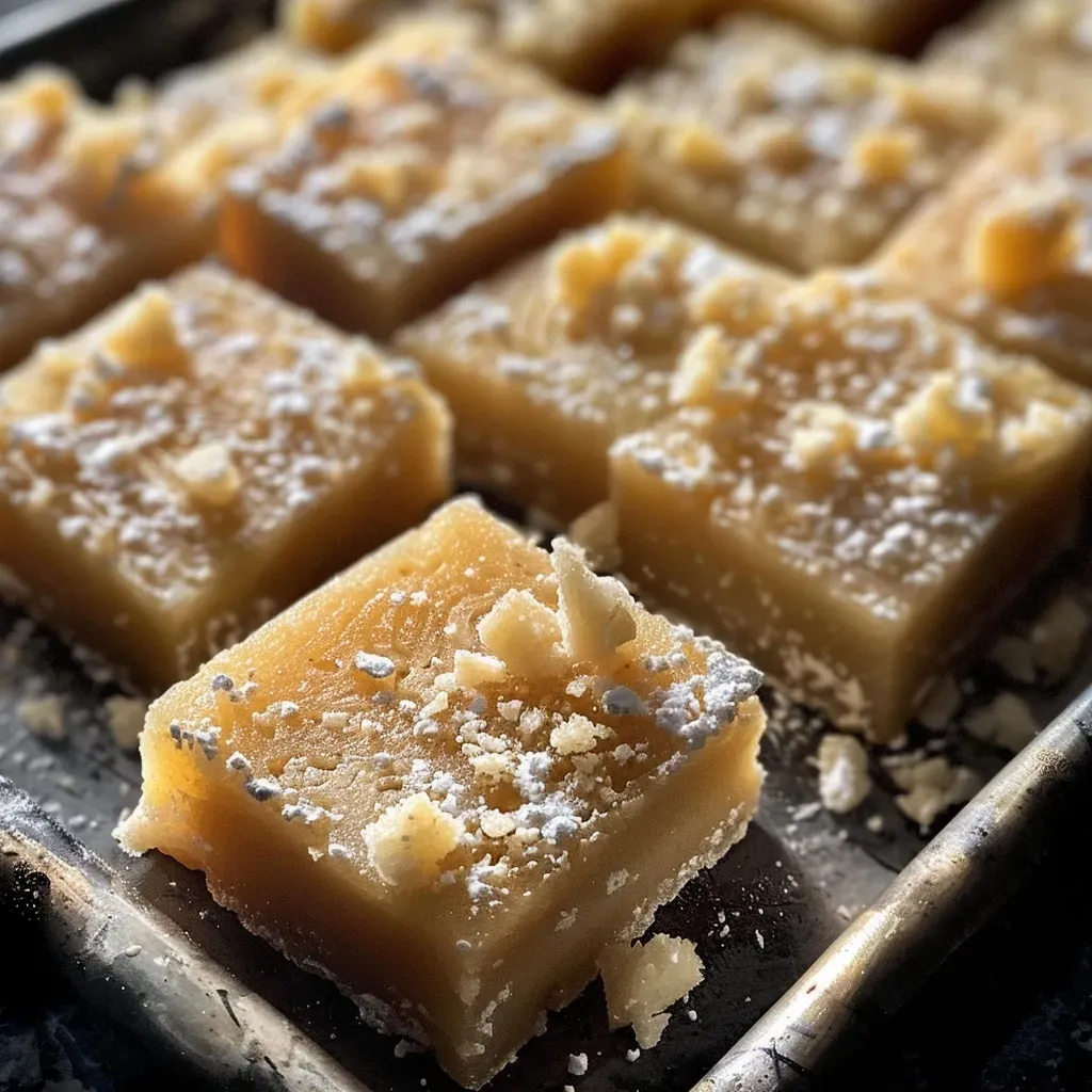 Close-up view of Kaju Katli, showcasing its smooth texture and diamond shape.