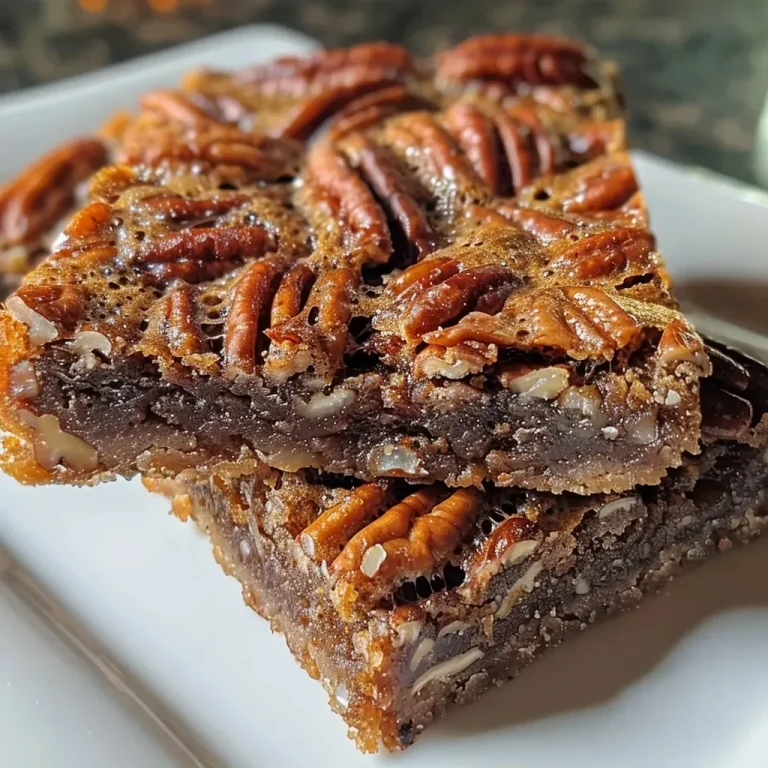 Deliciously Simple Keto Pecan Pie Bars for Guilt-Free Snacking Side view of Keto Pecan Pie Bars with a golden crust and pecan topping.